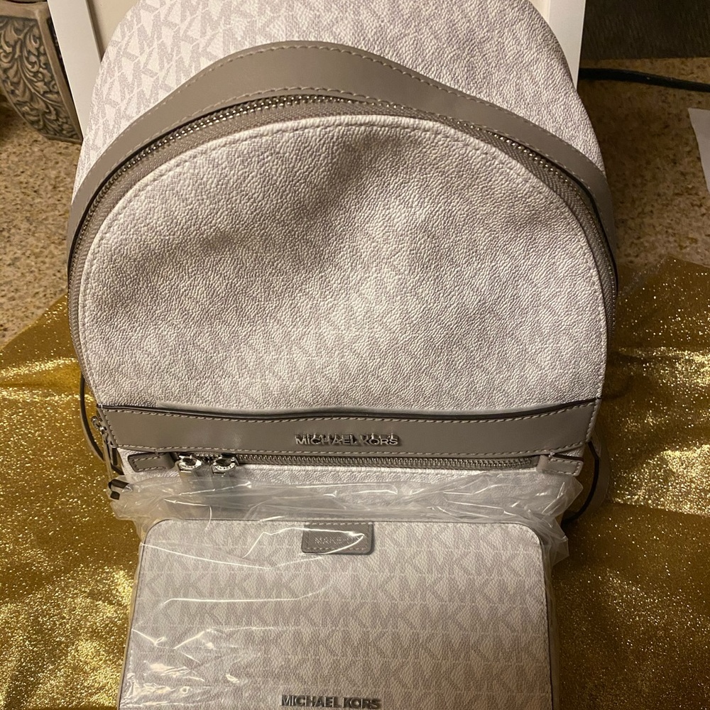 Michael Kor Backpack/Wallet/Makeup Bag